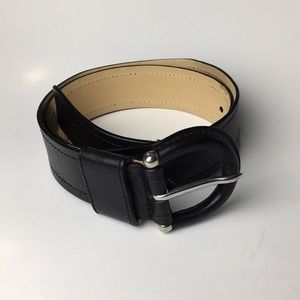 Banana Republic black leather belt